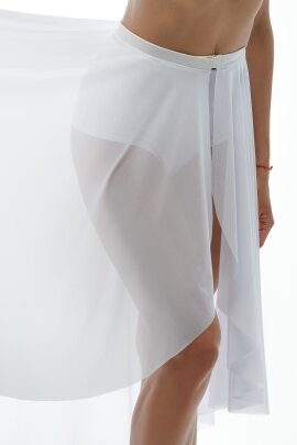 i-Style Skirt Pareo Crystal Mesh White XS-S