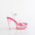 Fabulicious MARTINI-508 Platform Sandalettes Clear Smoke Pink EU-37 / US-7