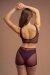 Paradise Chick Shorts Medusa Mesh Maroon