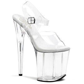 Pleaser FLAMINGO-808 Clear/Clear EU-39 / US-9