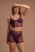 Paradise Chick Shorts Medusa Mesh Maroon XS/S