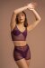Paradise Chick Shorts Medusa Mesh Maroon XS/S