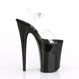 Pleaser INFINITY-908 Clear/Black EU-35 / US-5