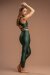 Paradise Chick Leggings Gigi Active Royal Green XL