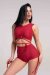 Paradise Chick Shorts Supreme Burgundy XL
