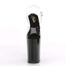 Pleaser INFINITY-908 Clear/Black EU-39 / US-9