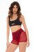 Paradise Chick Shorts Medusa Mesh Cherry Red
