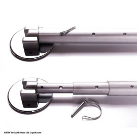 X-Pole A-Frame Aerial Rack with Figure 8 connectors – 2 points