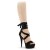 Pleaser DELIGHT-671 Black Faux Suede/Black Matte EU-39 / US-9