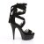 Pleaser DELIGHT-671 Black Faux Suede/Black Matte EU-39 / US-9