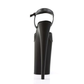Pleaser INFINITY-909 Black Faux Leather/Black Matte EU-37 / US-7