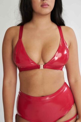 Lunalae Top Follow Me Red PU XL