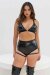 Lunalae Top Follow Me Black PU