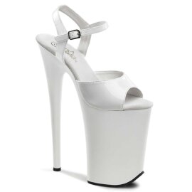 Pleaser INFINITY-909 White/White EU-36 / US-6