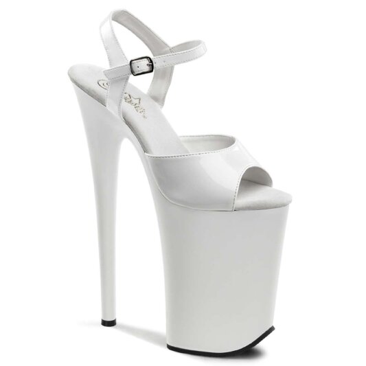 Pleaser INFINITY-909 White/White EU-37 / US-7