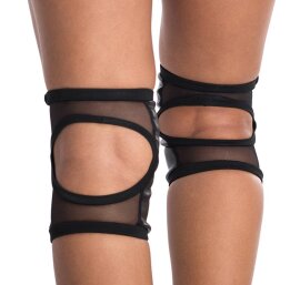 Poledancerka Knee Pads Black with Pockets for Extra Pads XS B-Stock