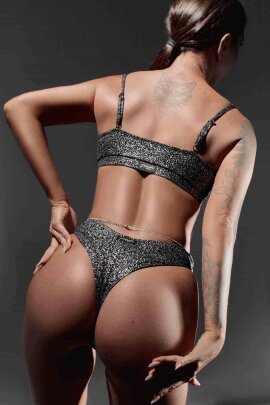 Polerina Top Pixi Silver Stardust XS