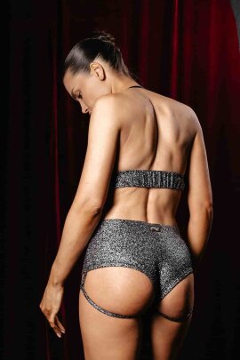 Polerina Shorts Exotica Silber Stardust XS
