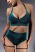 Polerina Top Bikini Teal Lurex S