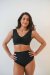 Pole Addict Top Tulipe Black S