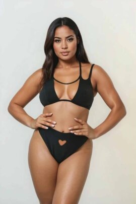 Pole Addict Shorts Heartbeat Black XS