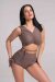Paradise Chick Shorts Supreme Brown M