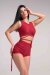 Paradise Chick Top Supreme Cozy Burgundy M