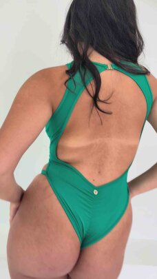 Lunalae Bodysuit Charlie Mesh Green