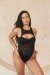 Lunalae Bodysuit Charlie Mesh Black M
