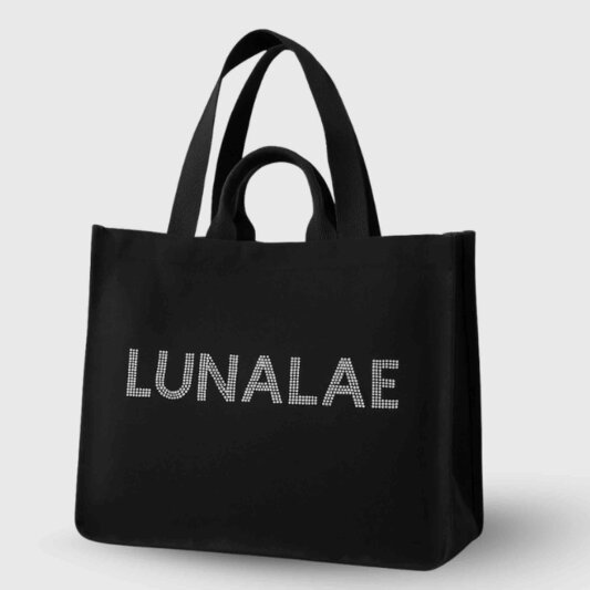 Lunalae Tote Bag Diamante Black