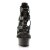 Pleaser DELIGHT-682 Black Faux Leather/Black EU-40 / US-10