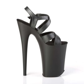 Pleaser INFINITY-997 Black Faux Leather/Black Matte EU-37 / US-7