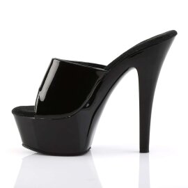 Pleaser KISS-201 Black Patent/Black EU-35 / US-5