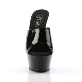 Pleaser KISS-201 Black Patent/Black EU-39 / US-9