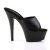 Pleaser KISS-201 Black Faux Leather/Black Matte EU-35 / US-5