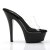 Pleaser KISS-201 Clear/Black EU-40 / US-10