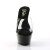 Pleaser KISS-201 Clear/Black EU-42 / US-12
