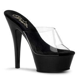 Pleaser KISS-201 Clear/Black EU-35 / US-5