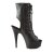 Pleaser DELIGHT-1016 Black Faux Leather/Black Matte EU-37 / US-7