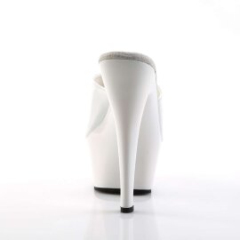 Pleaser KISS-201 White Patent/White EU-42 / US-12