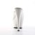 Pleaser KISS-201 White Patent/White EU-37 / US-7