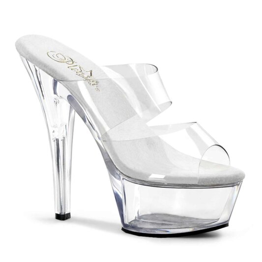 Pleaser KISS-202 Clear/Clear EU-37 / US-7