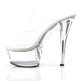 Pleaser KISS-202 Clear/Clear EU-37 / US-7