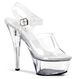 Pleaser KISS-208 Clear/Clear EU-35 / US-5