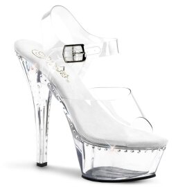 Pleaser KISS-208LS Clear/Clear EU-35 / US-5