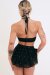 Lunalae Shorts Sarah Diamante Black XL