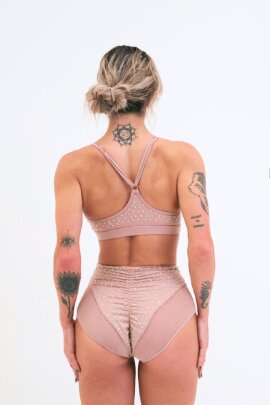 Lunalae Top Roxie Diamante Taupe L