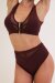 Lunalae Shorts Odessa Chocolate M