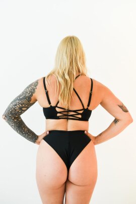 Pole Addict Top Goddess Black XL Goddess (vollere Oberweite)