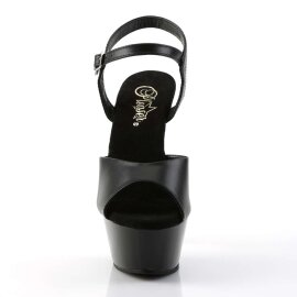 Pleaser KISS-209 Black Leather/Black EU-35 / US-5